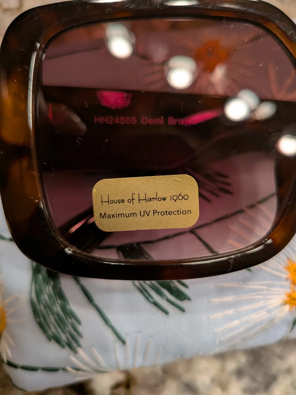 New With Tags! House of Harlow 1960 Square Sunglasses With Case